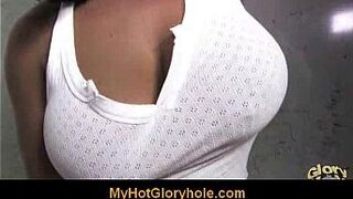 Hot gloryhole blowjob interracial sex 16 porn video